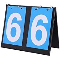 Sorand Marcador Deportivo- Tablero portátil de tirón- Tablero 2-3-4 Puntuador del dígito Puntuador del Tirador para…